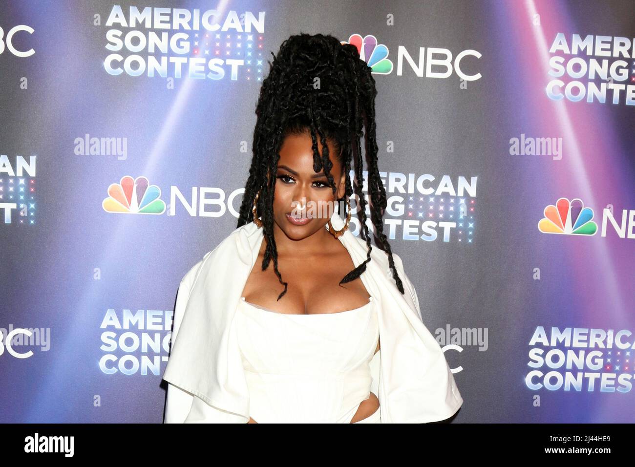 LOS ANGELES - APR 11: Bri Steves at the American Song Contest Week 4 ...