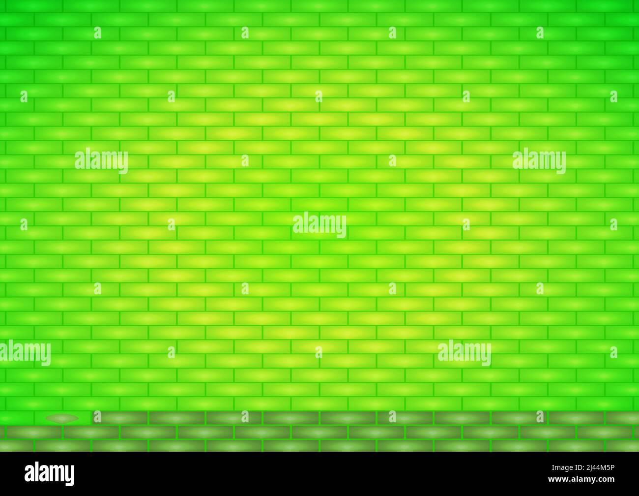 Abstract background light effect brick wall architecture technology wallpaper backdrop pattern seamless vector illustration Stock Vector