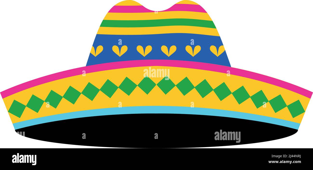mexican mariachi hat accessory icon Stock Vector Image & Art - Alamy