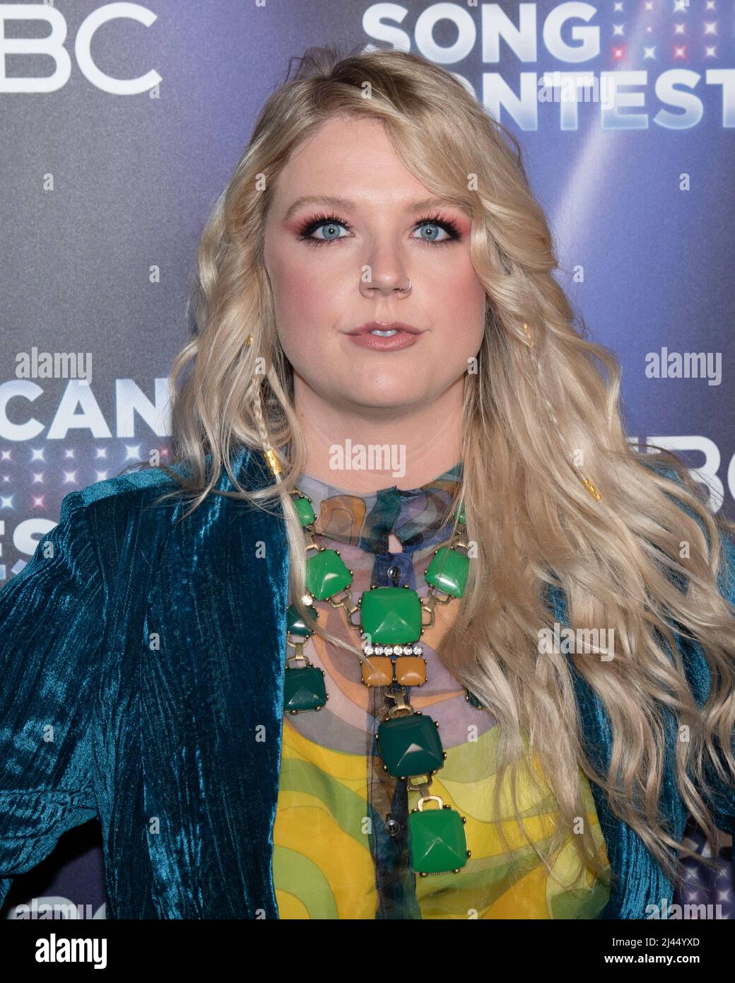 11 April 2022 - Los Angeles, California - Alexis Cunningham. NBC's  ''American Song Contest'' Red Carpet Week 4. (Credit Image: © Billy  Bennight/AdMedia via ZUMA Press Wire Stock Photo - Alamy