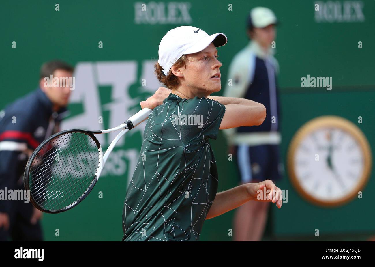 Jannik Sinner of Italia during day 2 of the Rolex MonteCarlo Masters