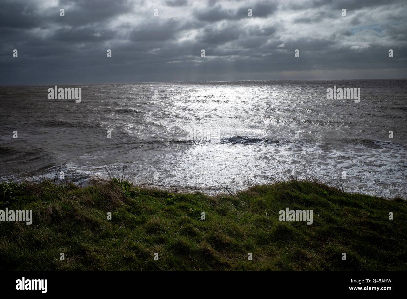 North Sea coast Bawdsey Suffolk England Stock Photo