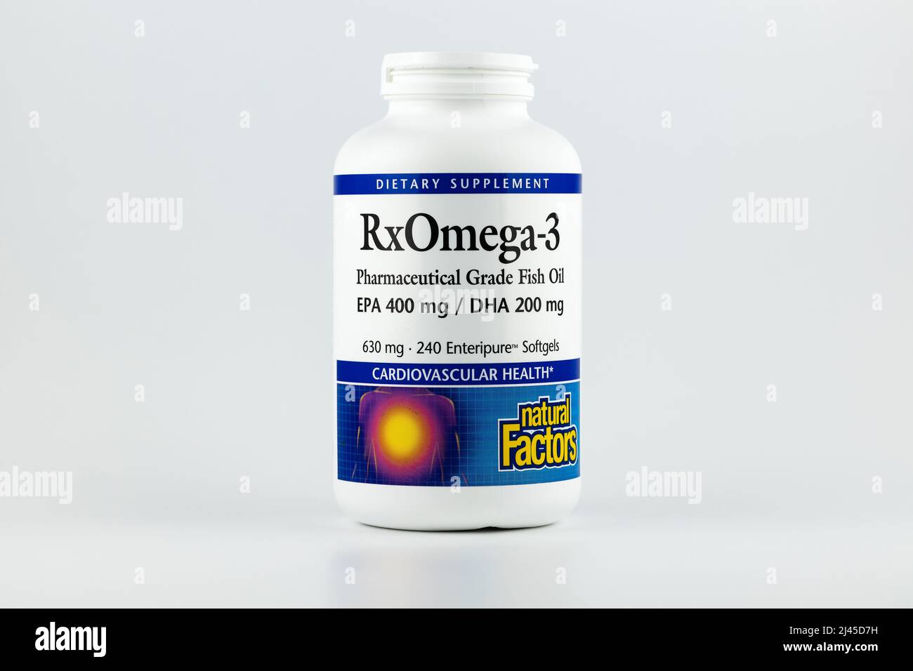 omega3 softgel capsules in the jar. dietary supplement editorial photo