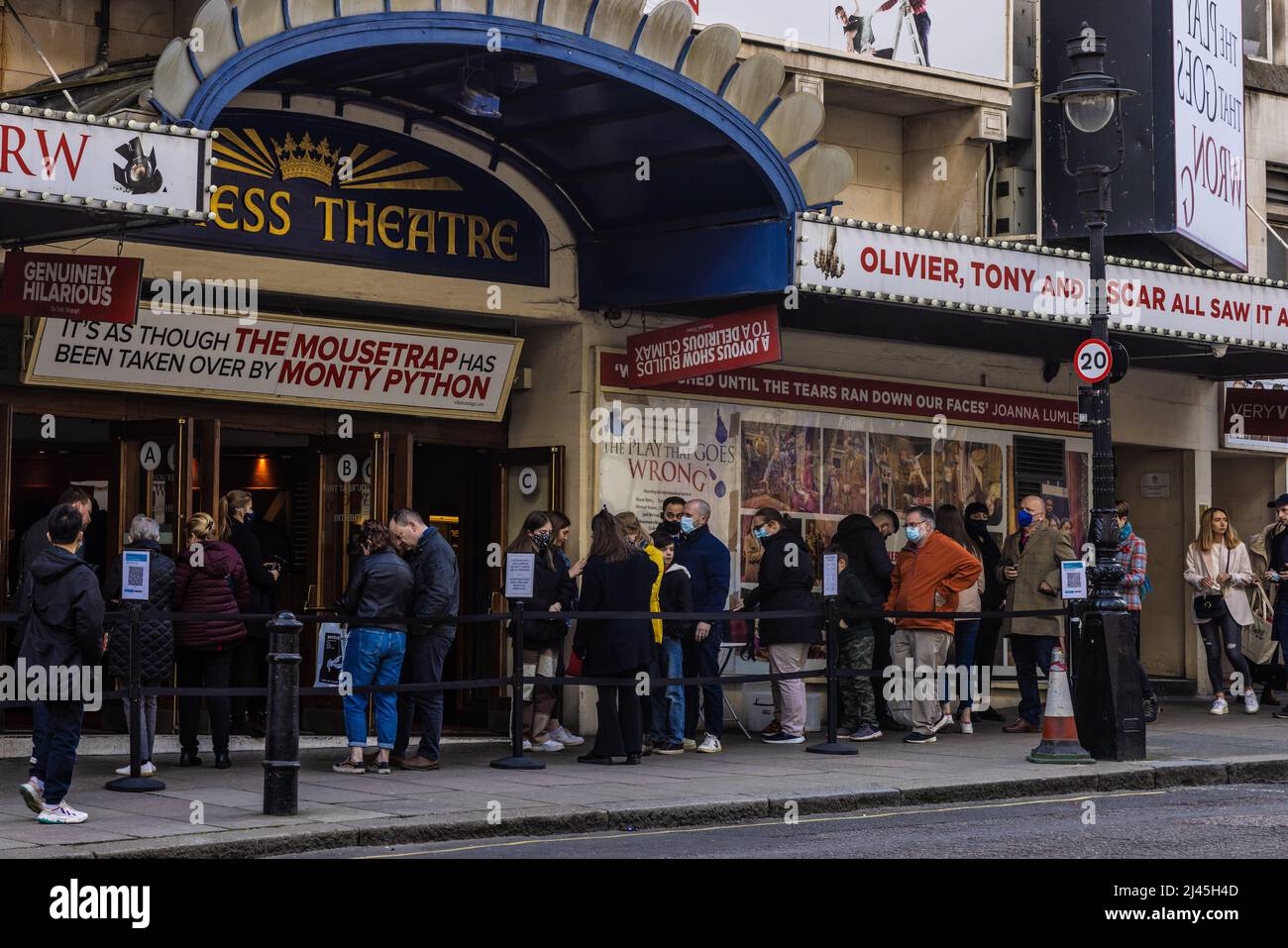 Around London West End including Bond Street Stock Photo