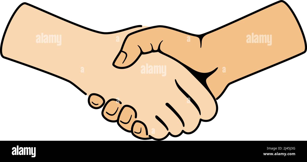 Shaking Hands Casual Stock Vector Illustration and Royalty Free Shaking  Hands Casual Clipart