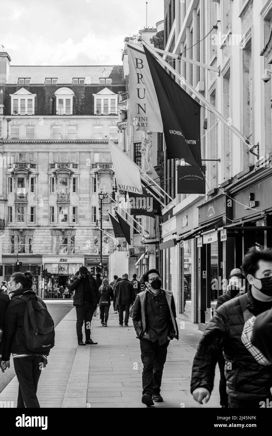 Around London West End including Bond Street Stock Photo Alamy