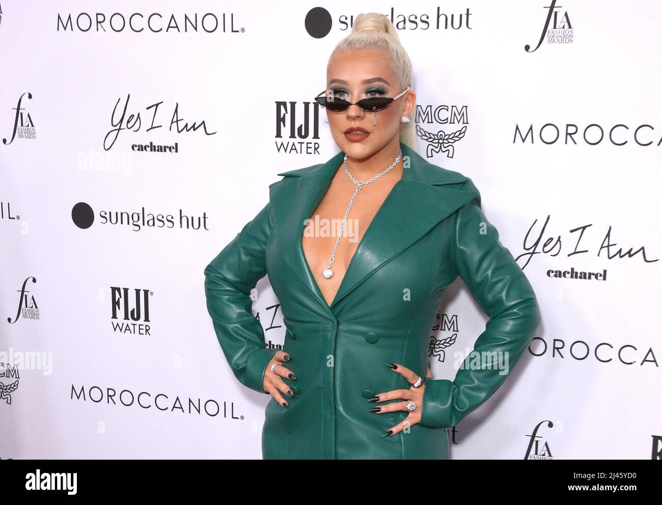 Christina Aguilera attends The Daily Front Row's 6th Annual Fashion Los