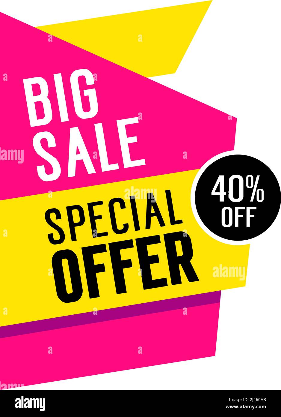 Big sale and special offer abstract banner. Inscription can be used for leaflets, posters, banners Stock Vector