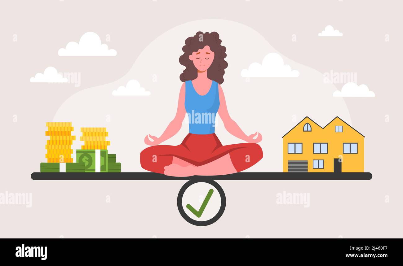 Work life balance abstract concept Stock Vector Image & Art - Alamy