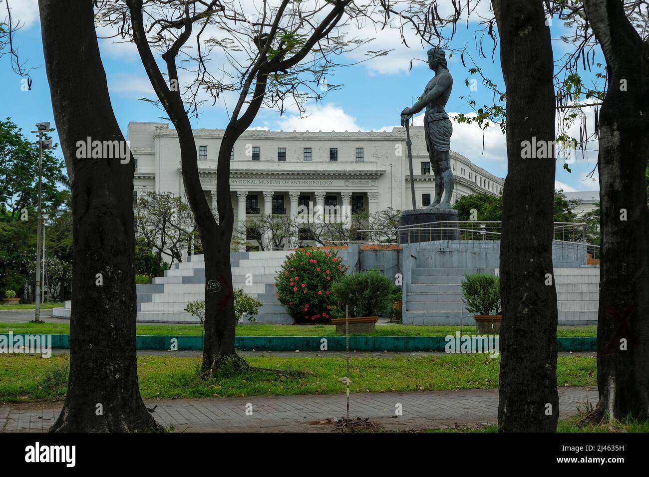 Manila, Philippines - March 2022: Facade of the National Museum of Anthropology on March 27, 2022 in Manila, Philippines. Stock Photo