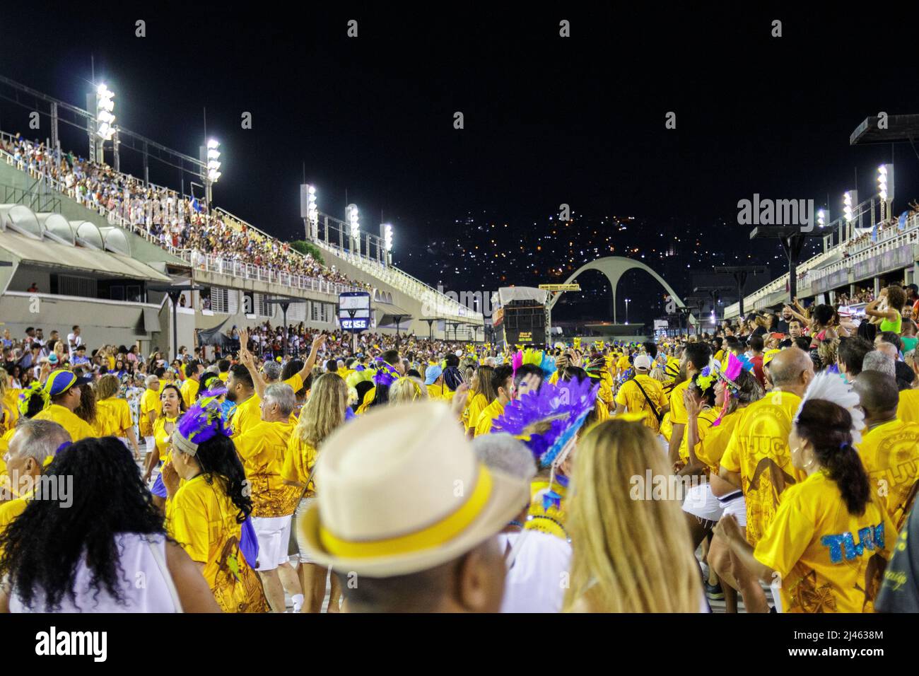 Technical Rehearsal Of The Unidos De Bangu Samba School In Rio De Janeiro  Brazil Stock Photo - Download Image Now - iStock