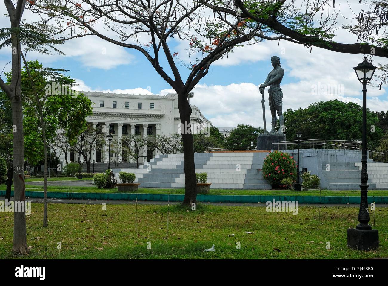 Manila, Philippines - March 2022: Facade of the National Museum of Anthropology on March 27, 2022 in Manila, Philippines. Stock Photo