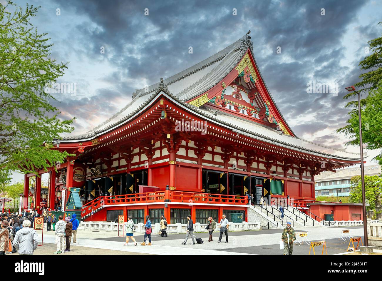 Japan. Tokyo. Senso ji temple at Asakusa Stock Photo