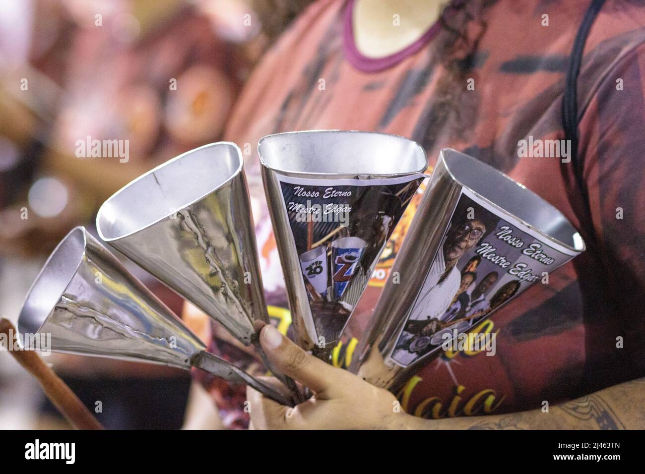 Technical Rehearsal of the samba school Estacio de Sa at Marques de