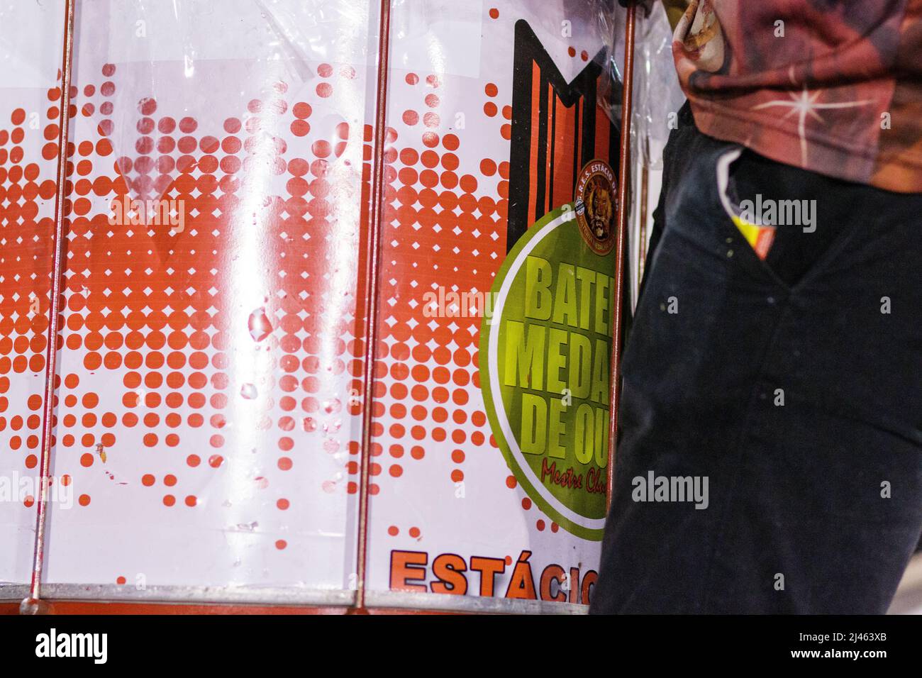 Technical Rehearsal of the samba school Estacio de Sa at Marques de