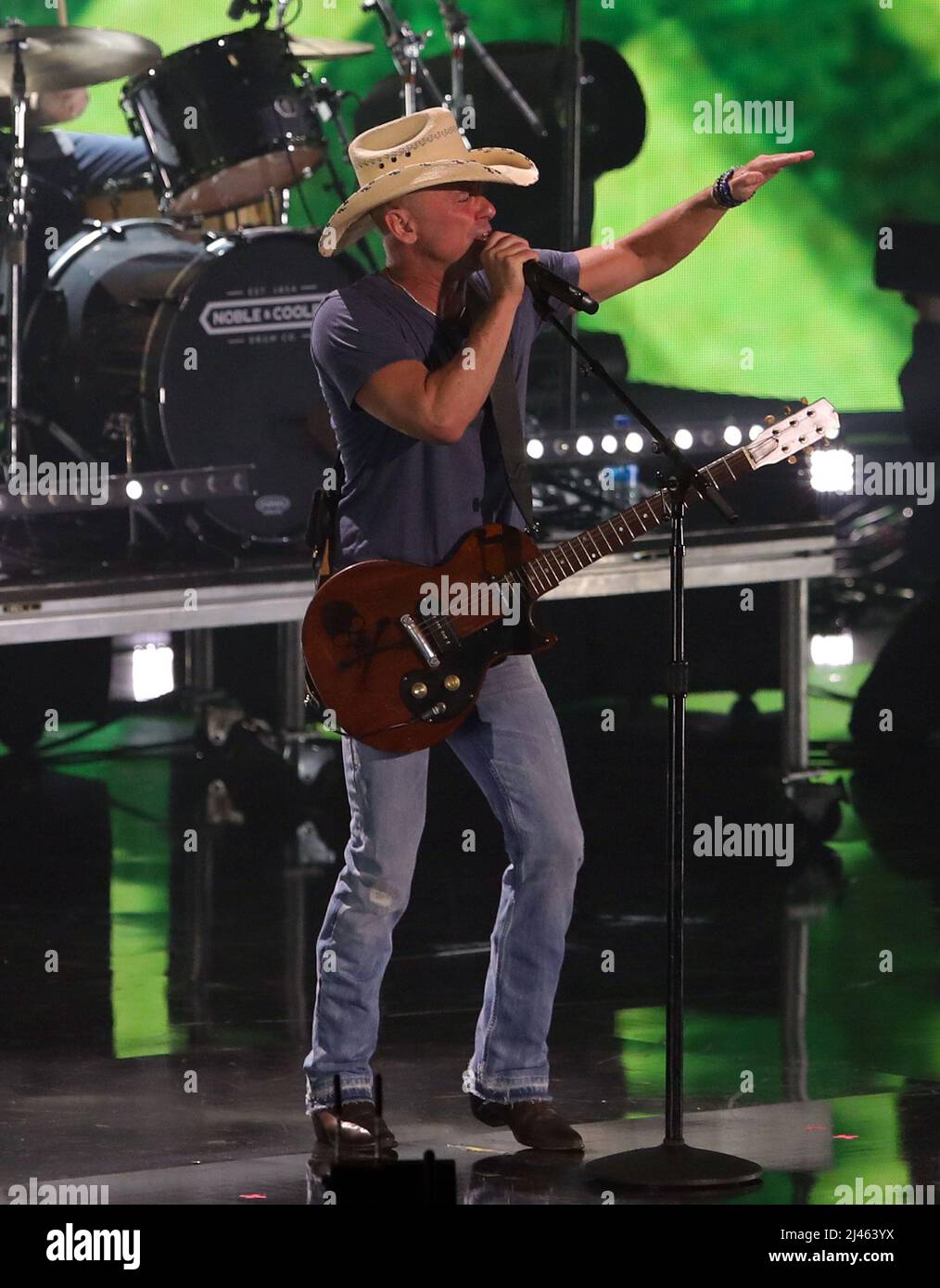 Kenny Chesney on stage for 2022 CMT (Country Music Television) Music