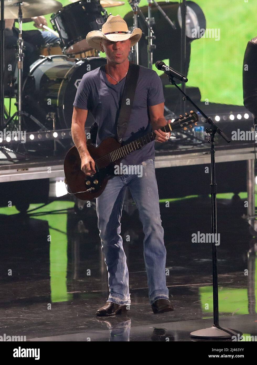Kenny Chesney on stage for 2022 CMT (Country Music Television) Music