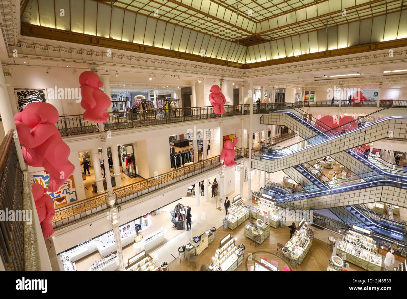 LE BON MARCHE GIVES CARTE ROSE TO PHILIPPE KATERINE Stock Photo - Alamy