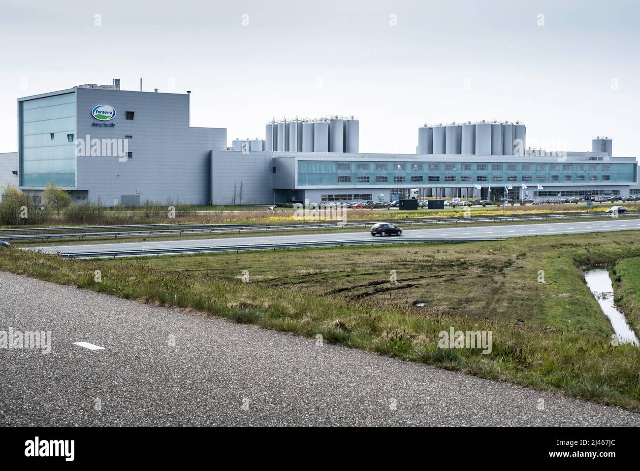 Fonterra dairy and milk powder factory in Heerenveen, New Zealand's largest company, accounting