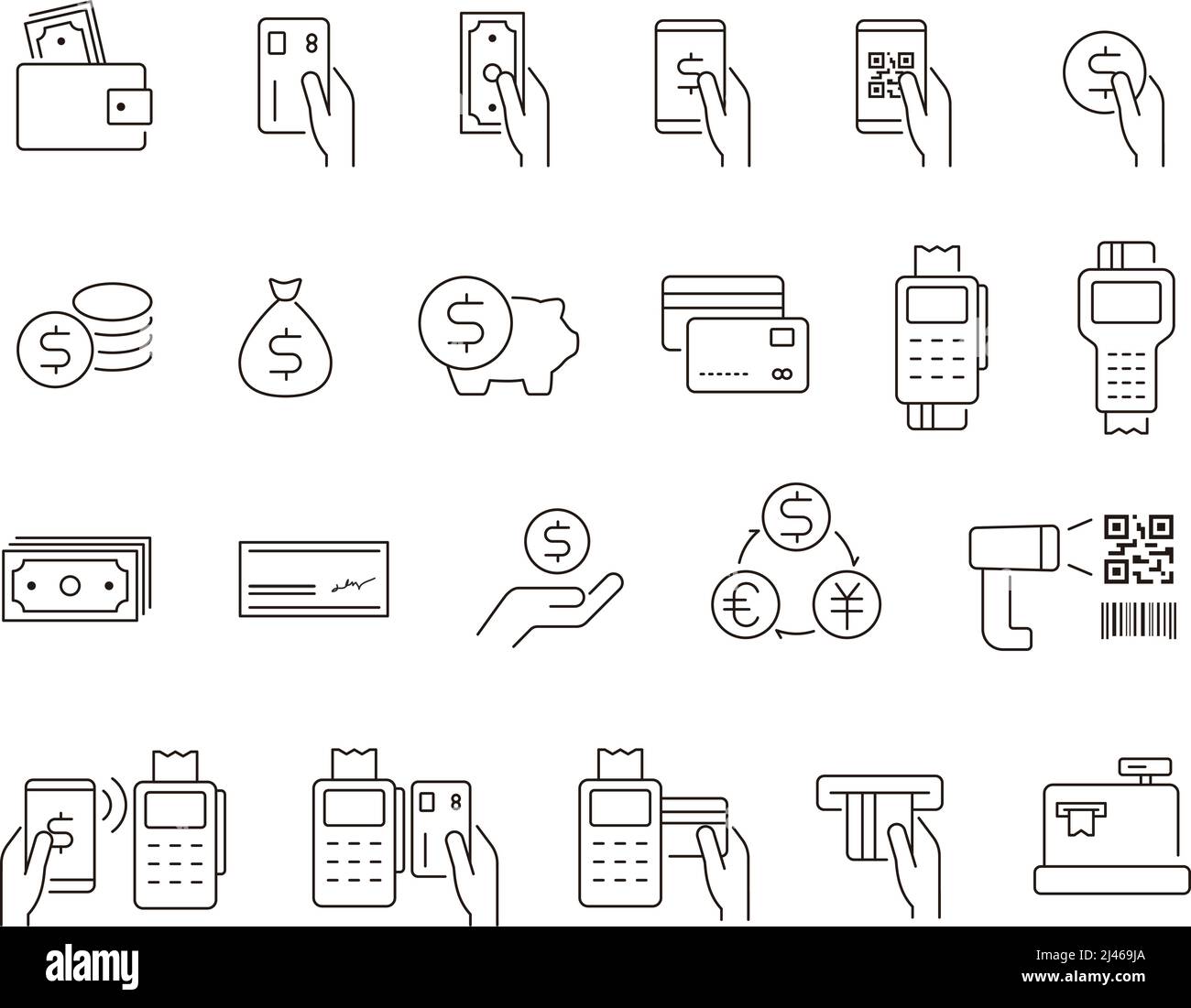 Payment method icon set, Vector illustration Stock Vector Image & Art ...