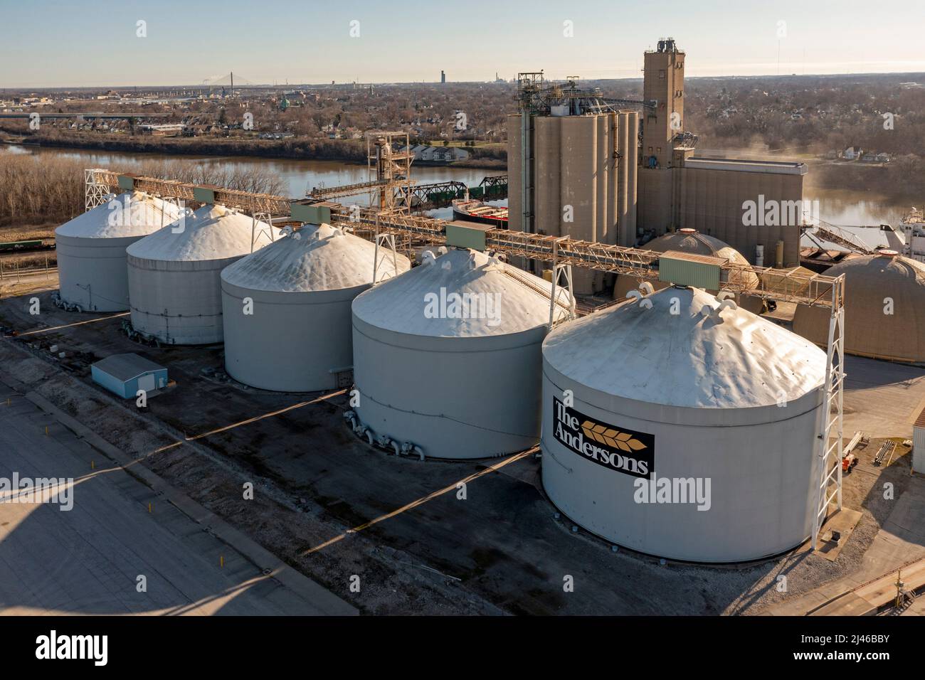 Toledo Ohio A Grain Terminal On The Maumee River Operated By The Toledo ohio a grain terminal on the maumee river operated by the