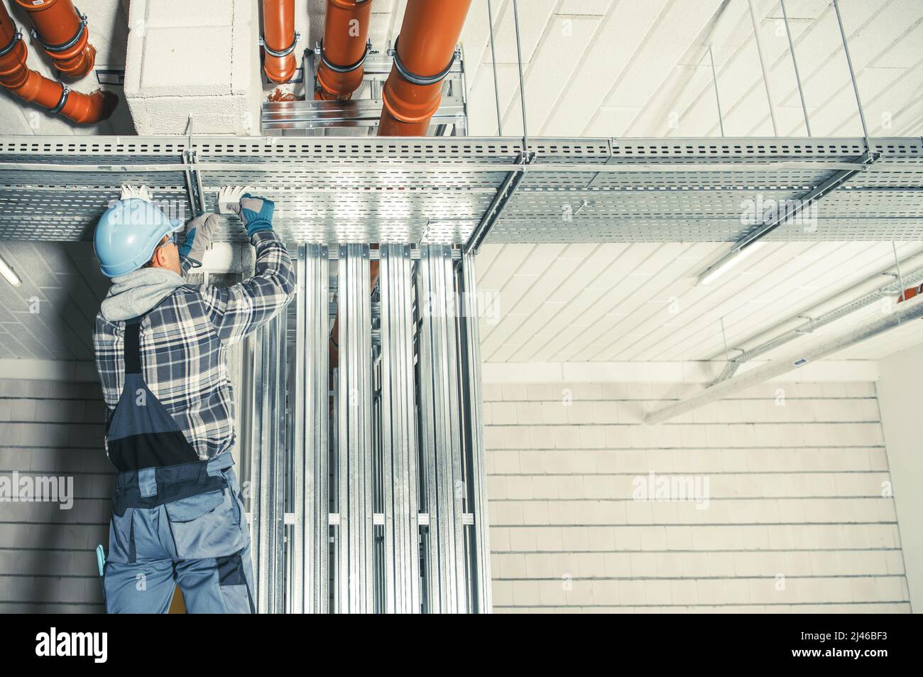 Commercial Building Electrical System Installation Along with Septic