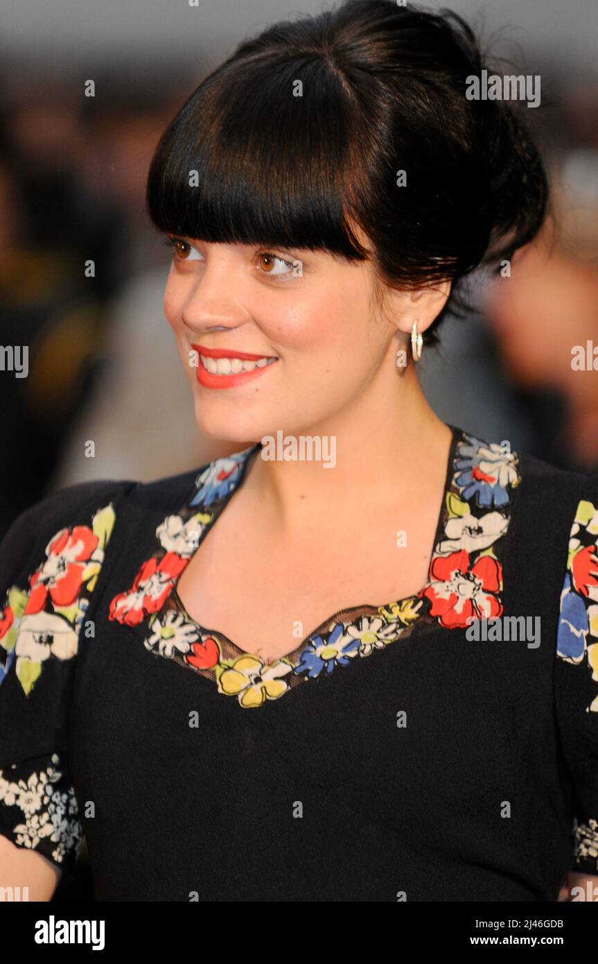 Lily Allen, UK Premiere of Tamara Drew, Odeon Leicester Square, London.UK Stock Photo