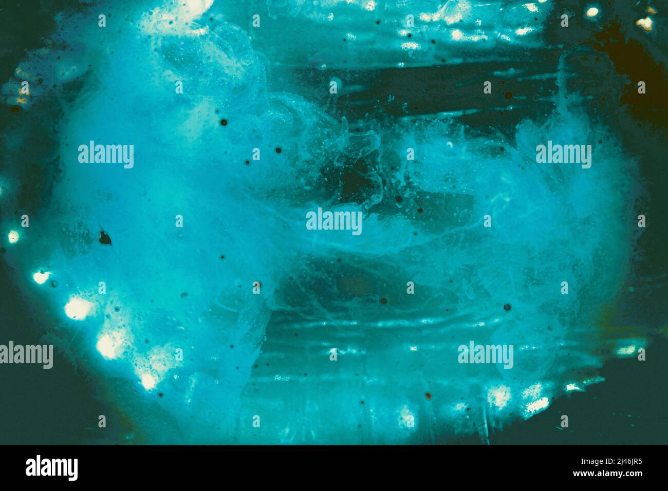 Abstract blue background jellyfish splash Stock Photo - Alamy