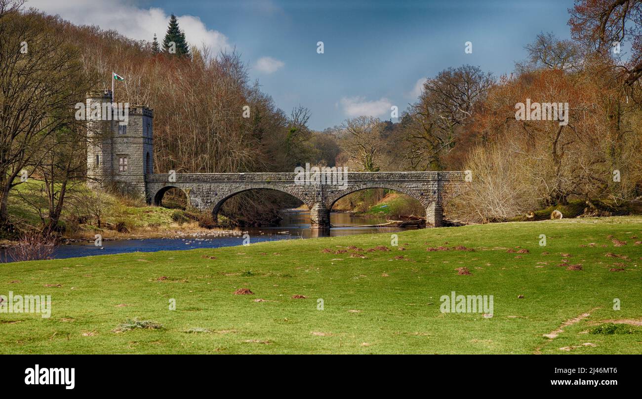 Glanusk estate bridge hi-res stock photography and images - Alamy