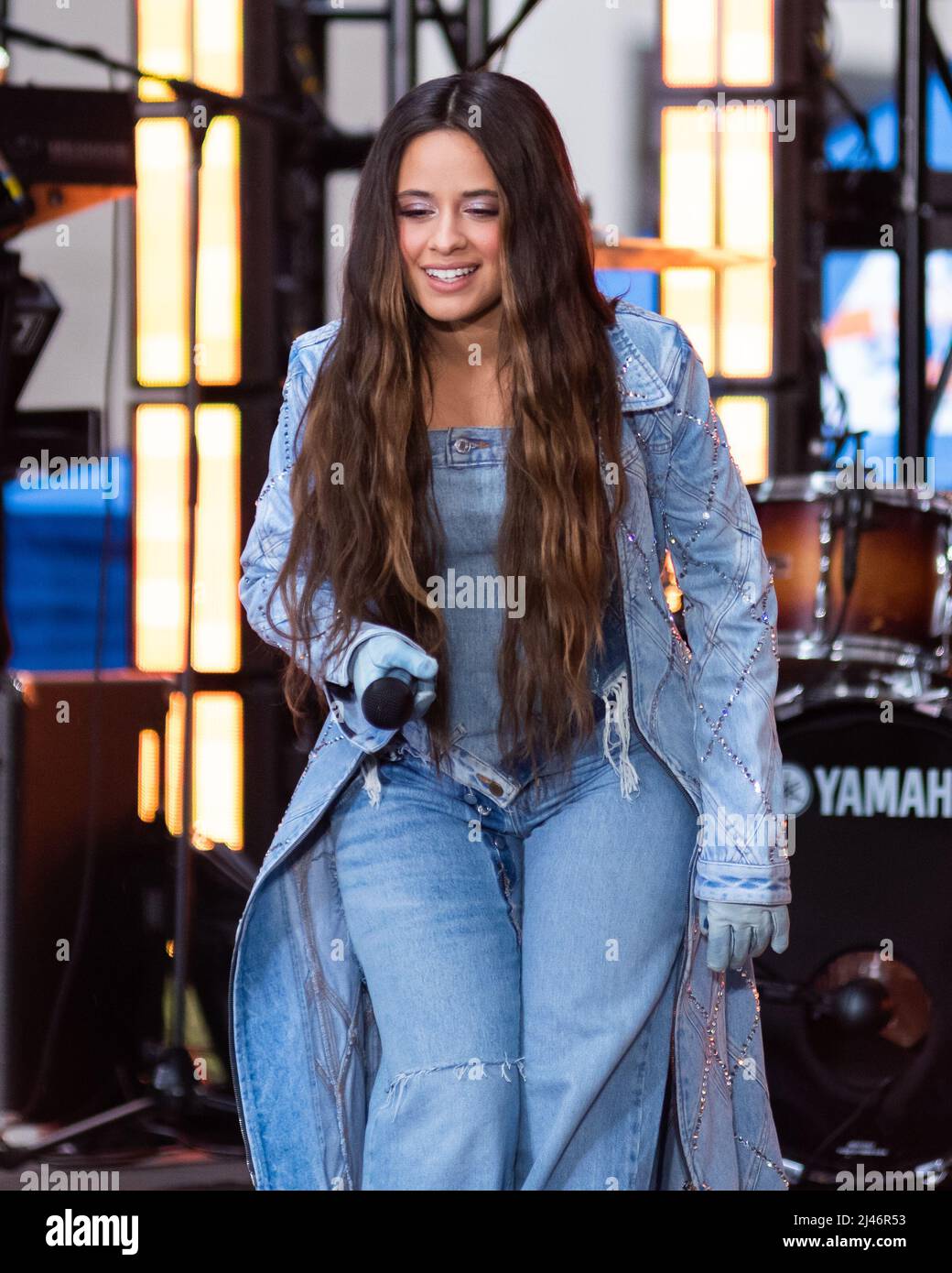 Nbc today show concert with camila cabello hi-res stock photography and ...