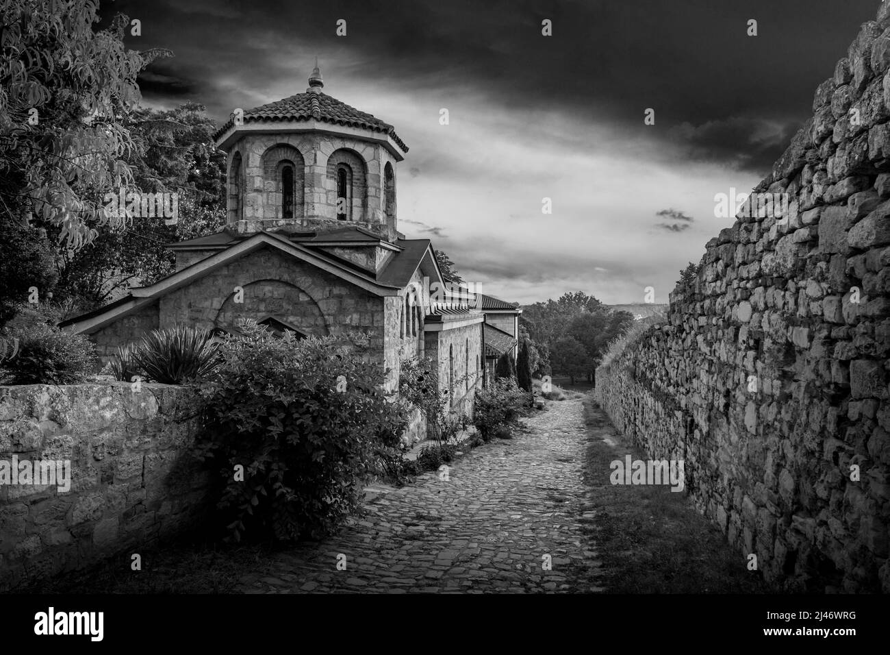 Medieval church of St. Petka - Belgrade. Stock Photo