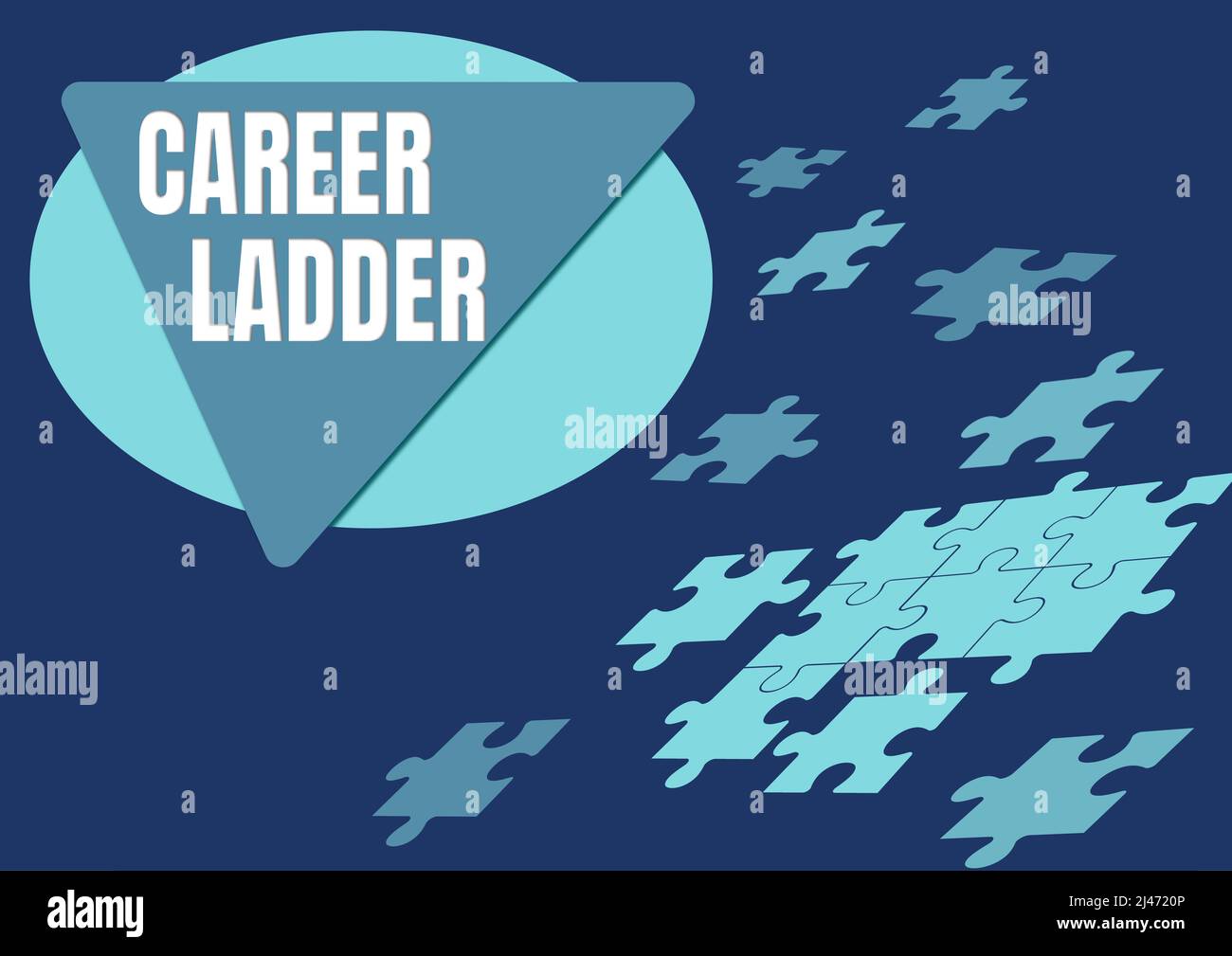 Conceptual display Career Ladder. Concept meaning Job Promotion