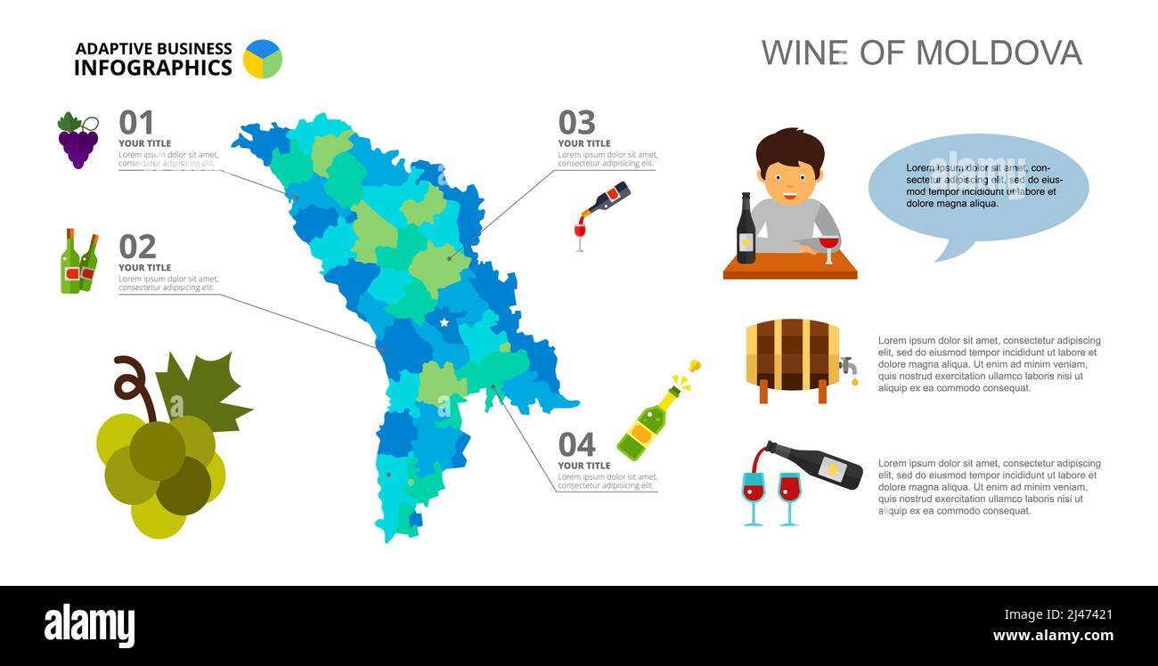 Moldova Processing File Wine of Moldova process chart. Business data. Product, diagram, design ...
