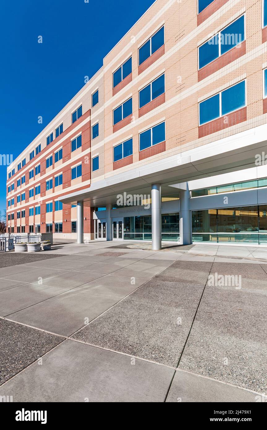 Hillsboro Civic Center in Hillsboro, Oregon Stock Photo Alamy