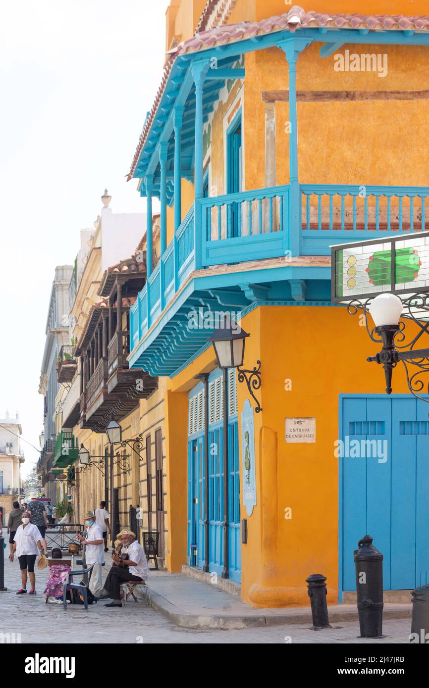 Colourful haberdashery shop, Old Havana, Havana, La Habana, Republic of Cuba Stock Photo