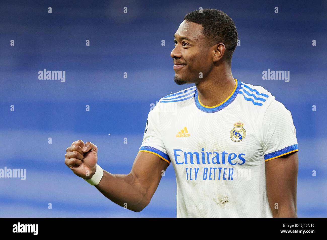 David Alaba of Real Madrid during the UEFA Champions League match ...