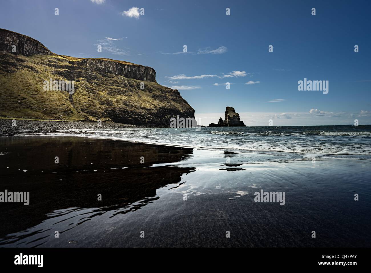 Talisker Bay beach Isle of Skye Stock Photo