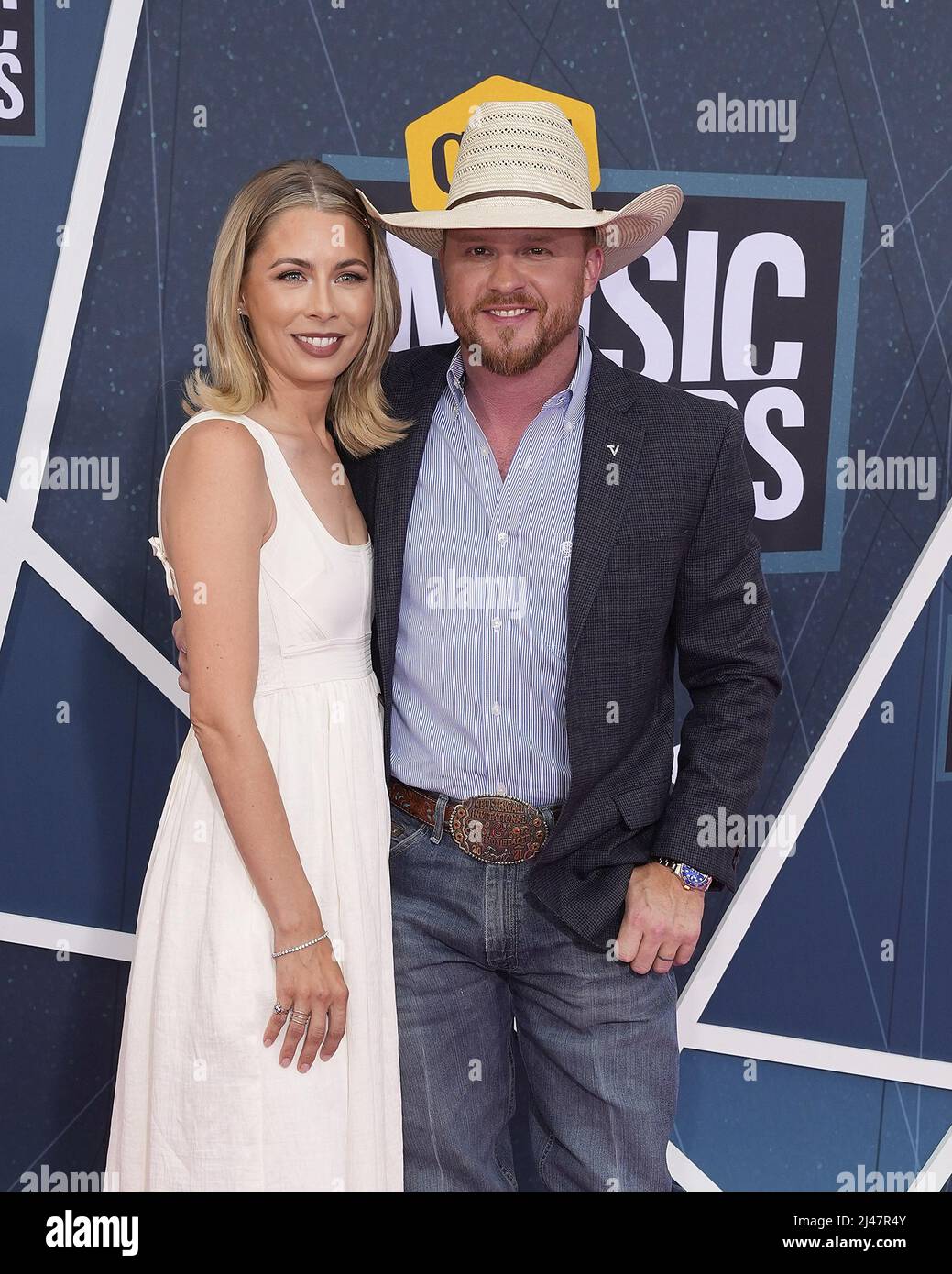 Nashville, USA. 11th Apr, 2022. Brandi Johnson, Cody Johnson attend the