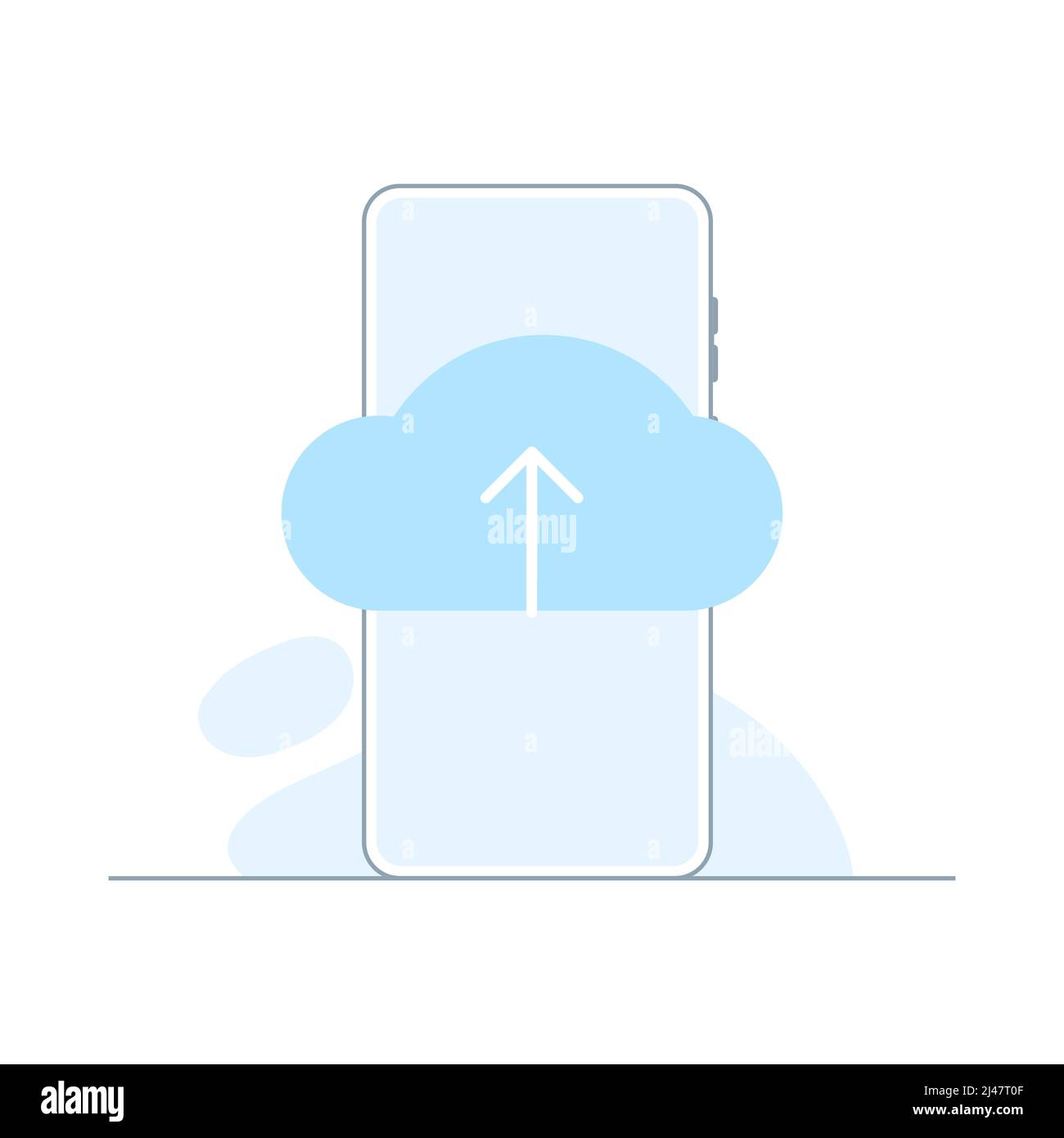 Upload vector icon, cloud storage symbol. Vector illustration for web site or mobile app Stock Vector