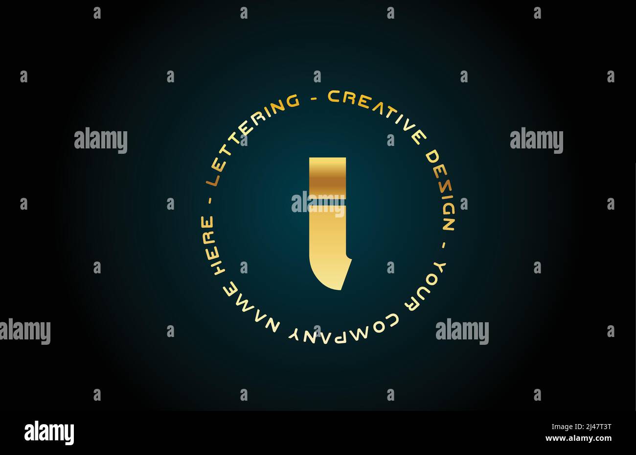 gold L alphabet letter logo icon design with text. Golden creative ...