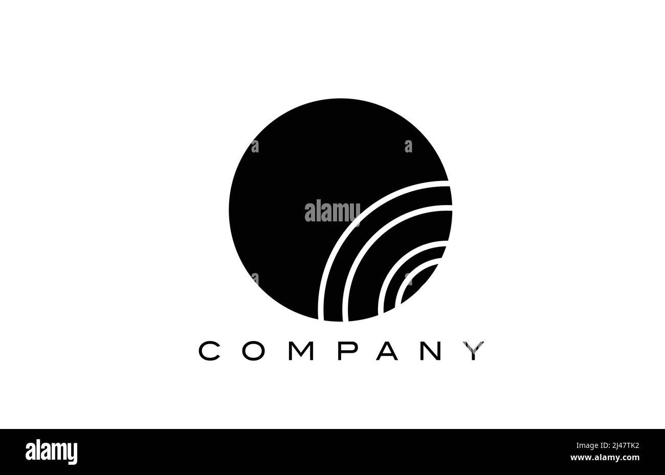black and white geometric O alphabet letter logo icon design. Creative ...