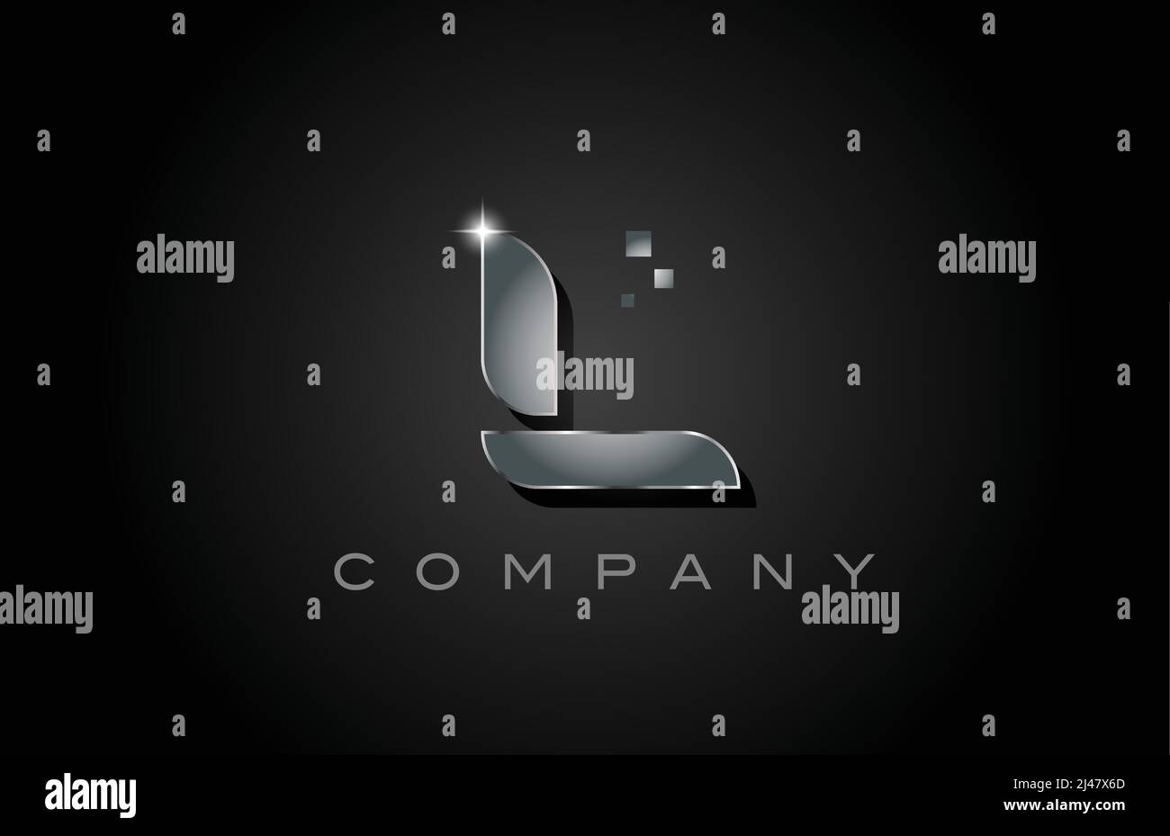 pink L alphabet letter logo icon design. Creative template for business ...