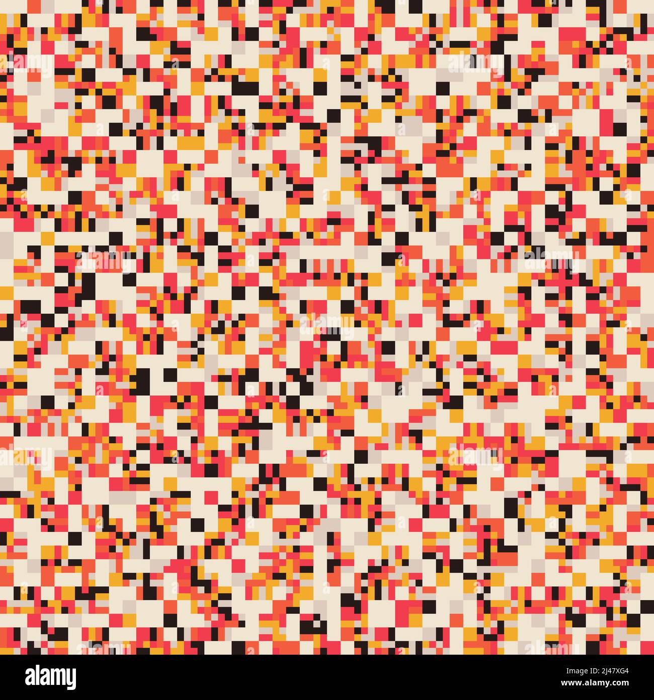 Noise Art digital graphics pattern made with vector abstract forms and generative geometric shapes, useful for web background, poster art design, maga Stock Vector