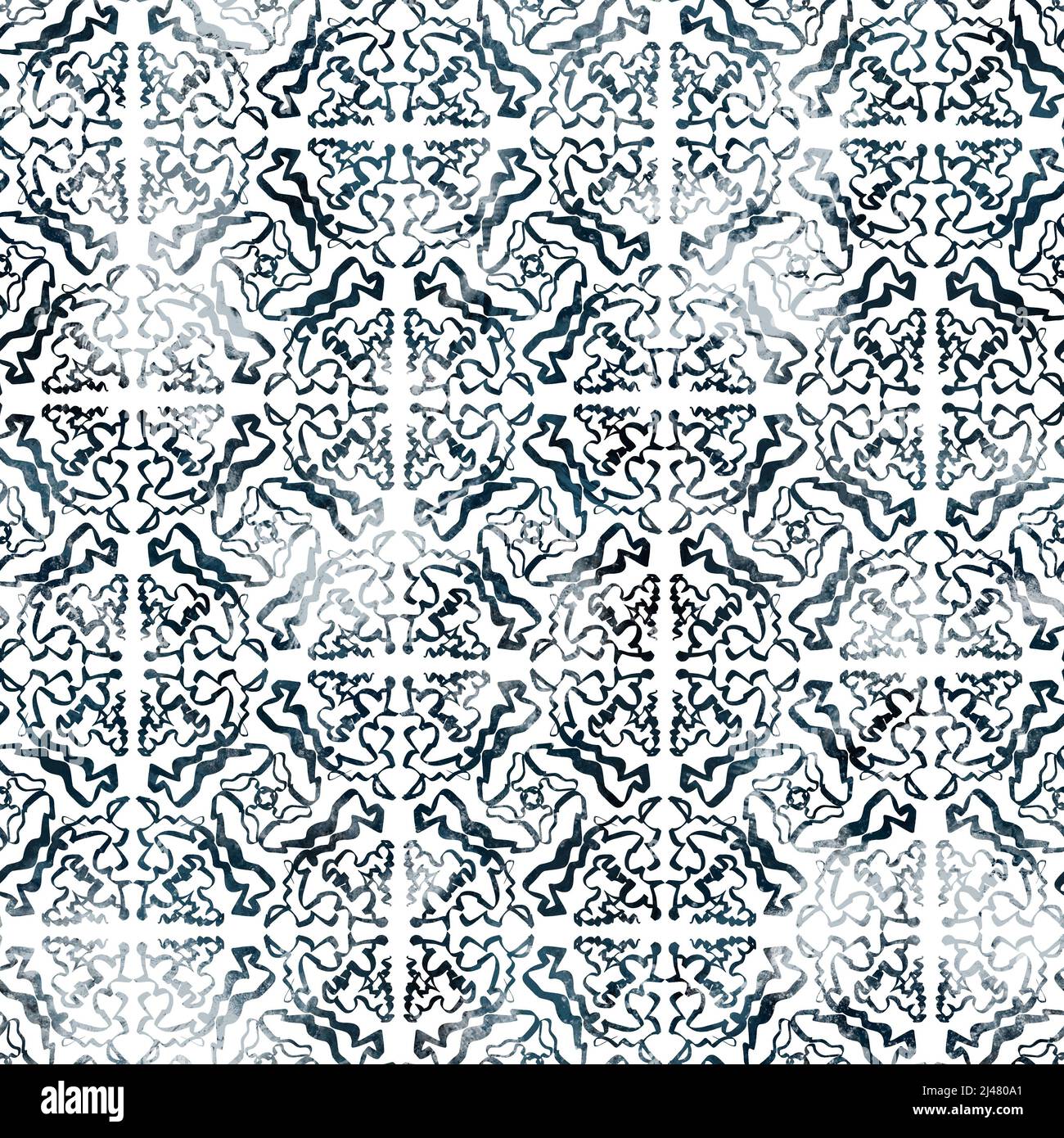 Seamless navy blue and white abstract grungy seamless surface pattern ...