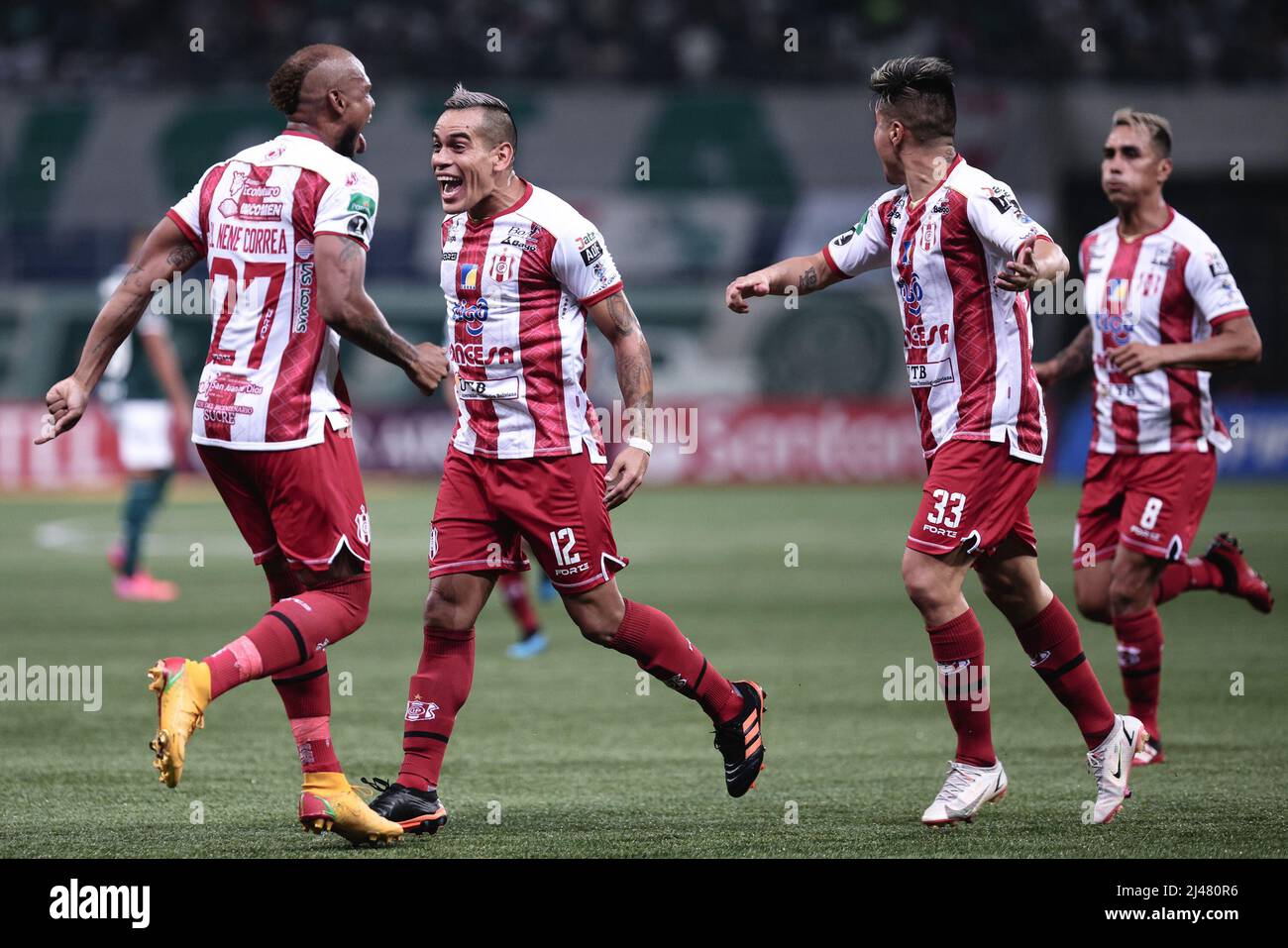 Sao Paulo, Sao Paulo, Brasil. 12th Apr, 2022. Libertadores Soccer