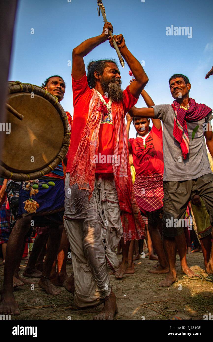 West Bengal, India, 12/04/2022, Charak Gajon festival is mostly