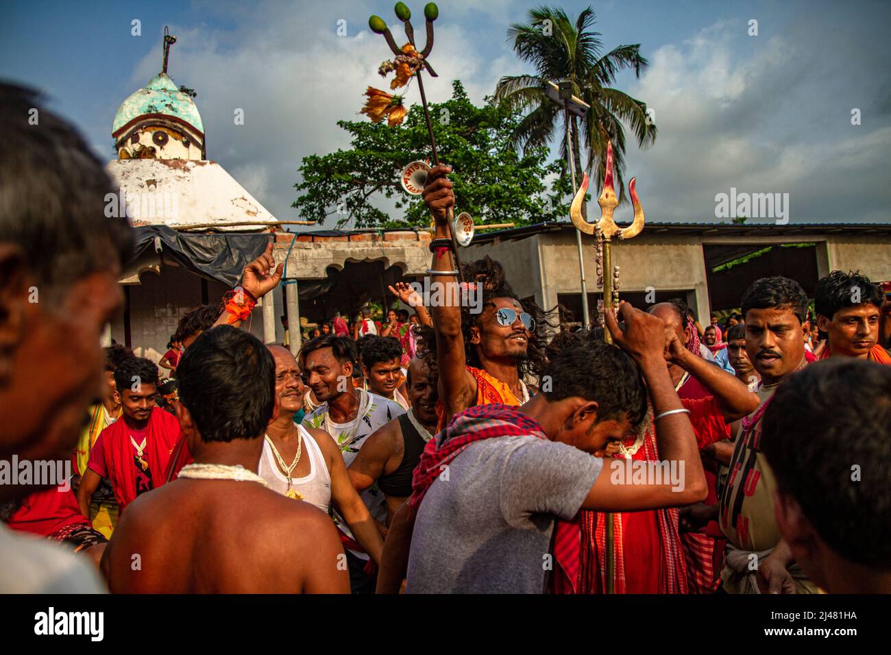 West Bengal, India, 12/04/2022, Charak Gajon festival is mostly