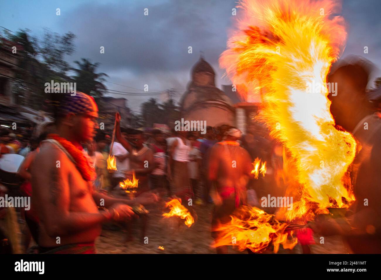 West Bengal, India, 12/04/2022, Charak Gajon festival is mostly