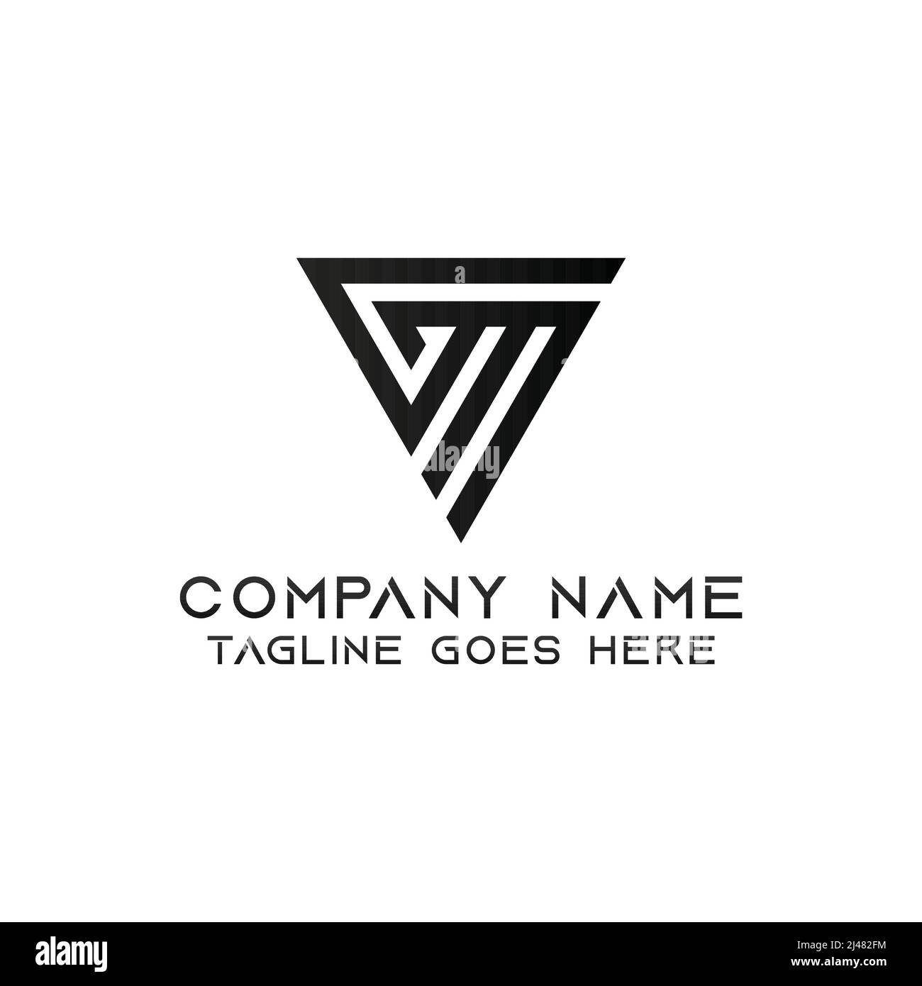 Premium Vector  Gm logo design template vector graphic branding element