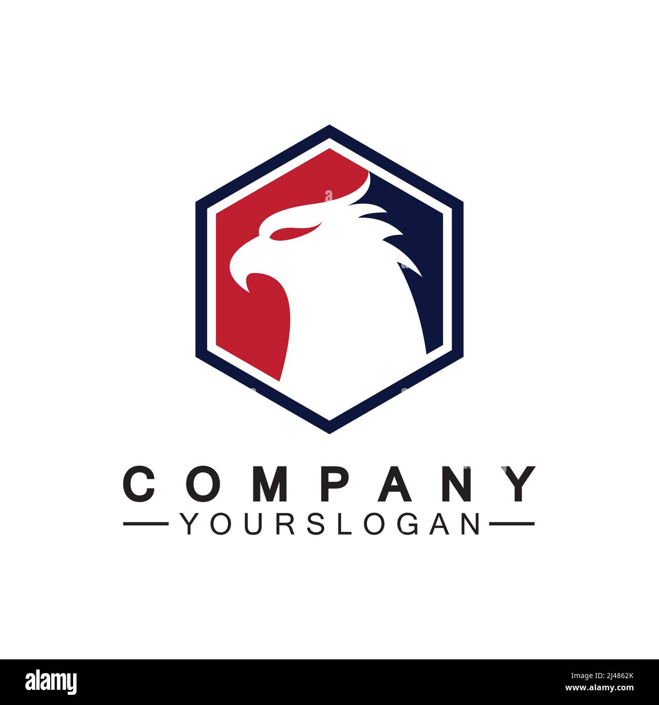 Eagle icon logo design vector template Stock Vector